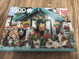 Puzzle 1000 Piezas Cats on the Roof