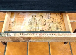 Mesa y 2 Sillas Cocina Vintage