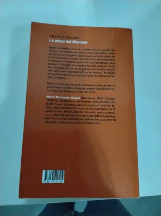 La plaça del Diamant (Club Editor Jove) (Catala...