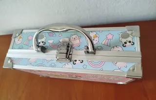 Maletín infantil Martinelia rosa y plata