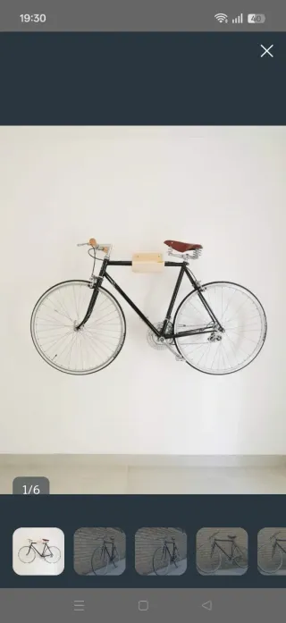 Bicicleta BH antigua restaurada al detalle.