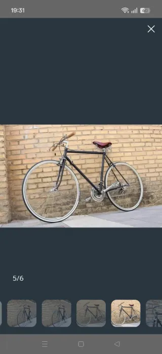 Bicicleta BH antigua restaurada al detalle.