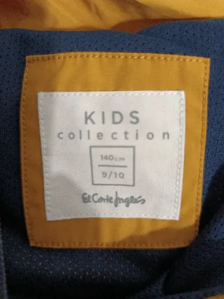 Chubasquero niño 9/10 años