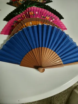 Lote de abanicos decorados