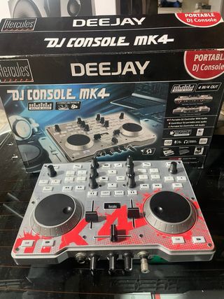 Altavoces Trust + Mesa DJ Hercules