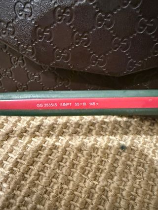 Gafas de sol Gucci Unisex Negras y Marrones