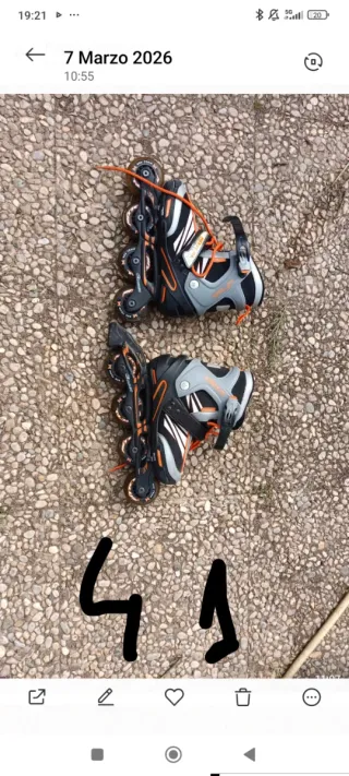 Patines en línea talla 41