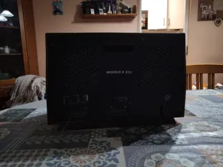 Radio Antigua Marrón y Multicolor