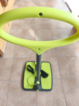 Plataforma Fitness con Mango y Bandas Elásticas