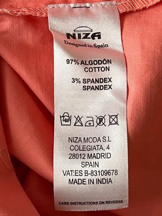 Vestido Niza bordado sin estrenar