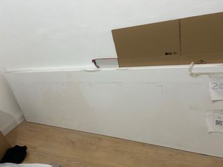 Tablón aglomerado blanco