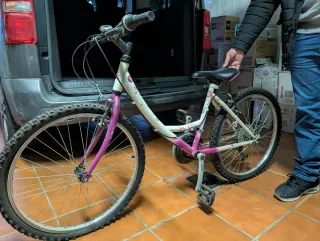 Bicicleta infantil niña