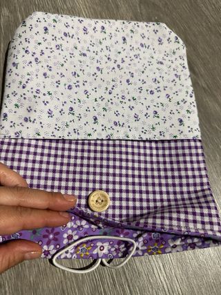 Funda libro/e-reader hecha a mano