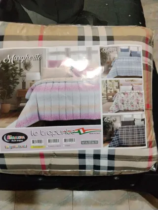 Trapunta Margherite Multicolor Rose Quadri