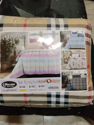 Trapunta Margherite Multicolor Rose Quadri