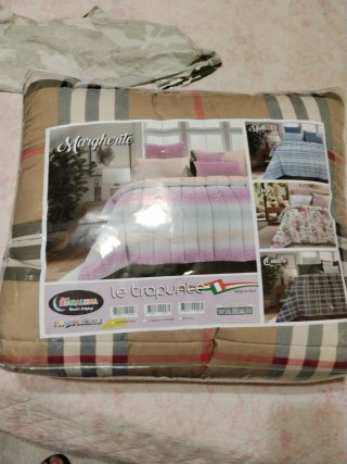 Trapunta Margherite Multicolor Rose Quadri