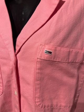 Camisa Tommy Hilfiger Rosa  pone M peto da mas