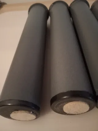 7 Patas Base Tapizada Gris