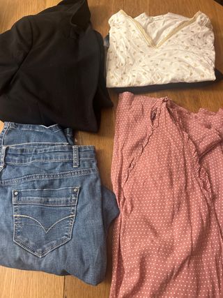 Lote Ropa Talla L: Americana, Vestido, Jeans