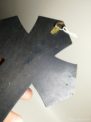 Benditera Siglo XIX Madera Ebonizada Isabelina