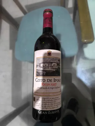 Botella Coto de Imaz Rioja 1987 Gran Reserva