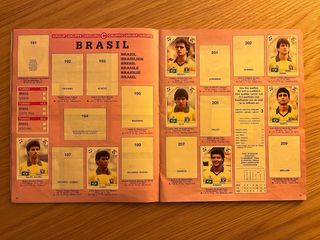 Album Panini Italia 90 - 294 figurine. Maradona, Baggio