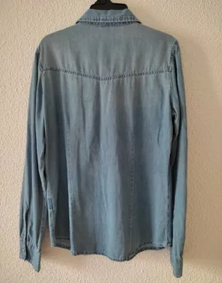 Camisa vaquera manga larga