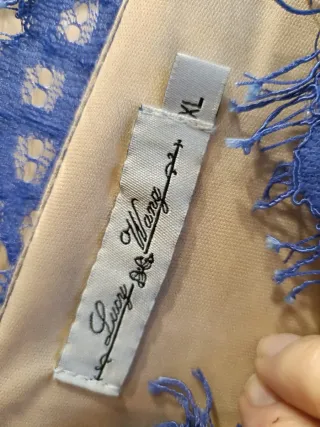 Vestido de fiesta azul