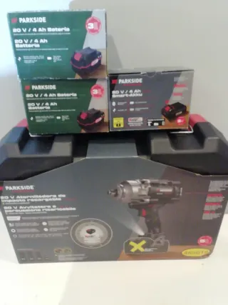 Atornillador de impacto Parkside 20V 1898Nm