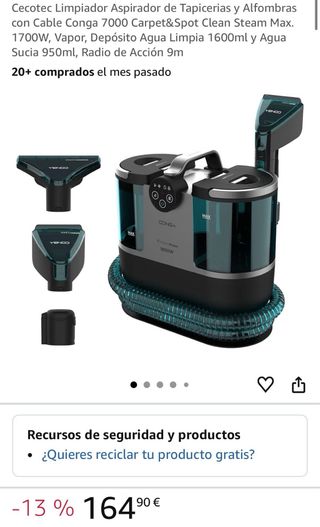 Cecotec Conga 7000 Steam Max