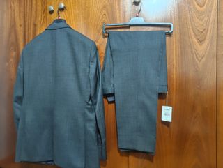 Traje vintage El Corte Inglés gris