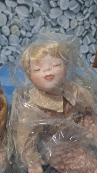 Coppia bambole porcellana cathay collection