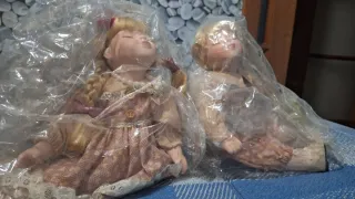 Coppia bambole porcellana cathay collection