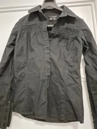 Camisa Zara Traf Negra Mujer