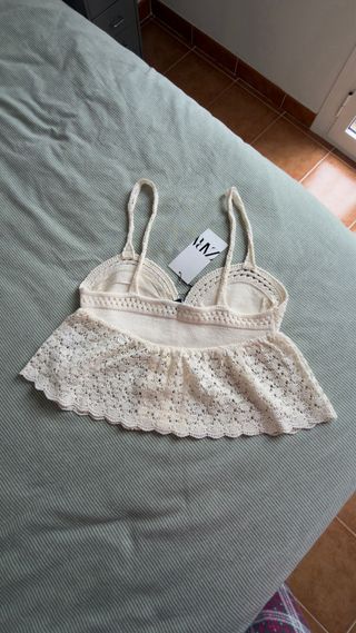 Top Zara Crochet