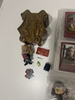 Pack Harry Potter: Libro, figuras y cromos