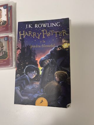 Pack Harry Potter: Libro, figuras y cromos