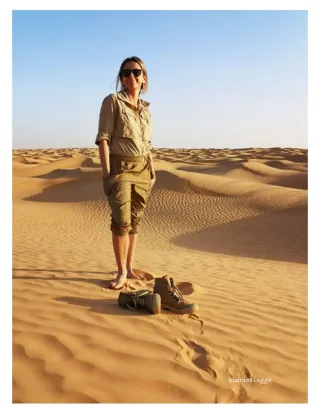 Pantaloni 3/4 Celyn B tg.42 Beige