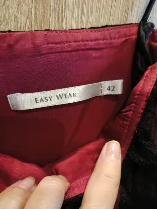 Vestido fiesta morado y negro Easy Wear