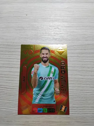 Carta Isco Premium Oro Adrenalyn XL 25/26