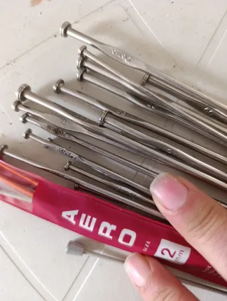 Pack agujas tejido con funda