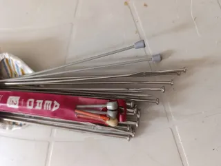 Pack agujas tejido con funda