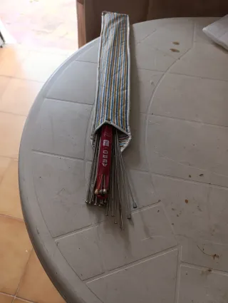 Pack agujas tejido con funda