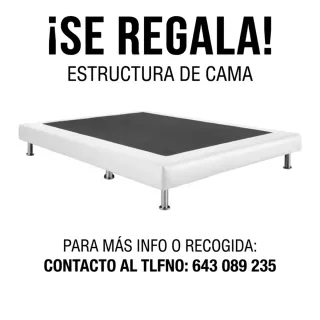 Somier 150x200 Polipiel blanco Lamas Madera Relax