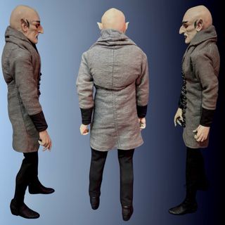 Nosferatu Conte Orlok 1922 Custom OOAK 1/6| Unico