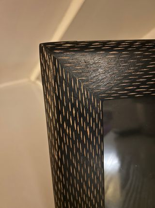 Portaretratos / marco de fotos de madera oscura