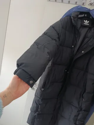 Plumífero largo Adidas Originals T.50 Color Negro