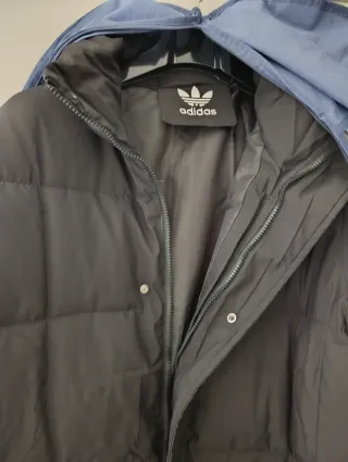 Plumífero largo Adidas Originals T.50 Color Negro