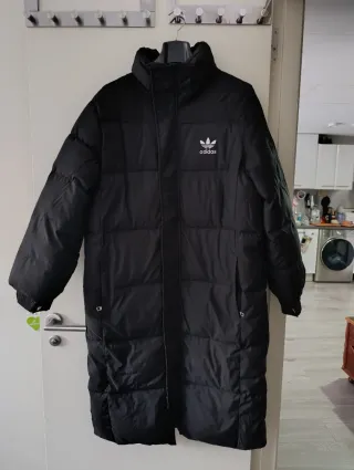 Plumífero largo Adidas Originals T.50 Color Negro