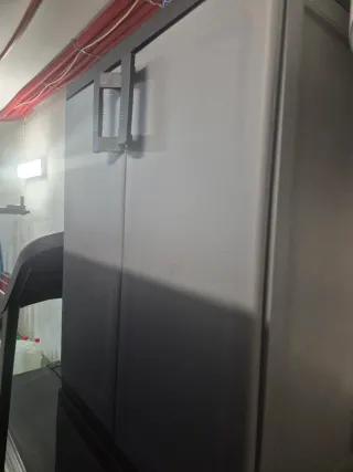 3 Armarios Resina Exterior Gris (1 grande y 2 peq)